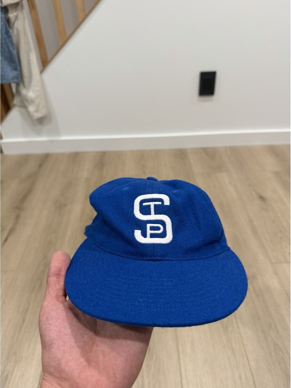 Used Ebbets Field Flannels St. Paul Saints 1955 Fitted Baseball Cap Size 8